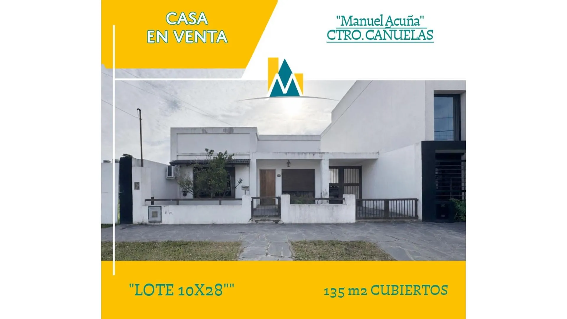 CASA A LA VENTA -CAÑUELAS