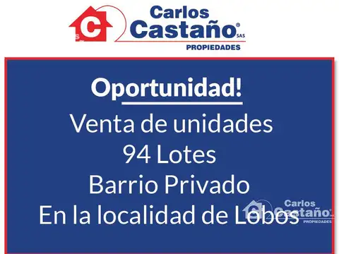 Terreno en Venta en Lobos, Partido de Lobos