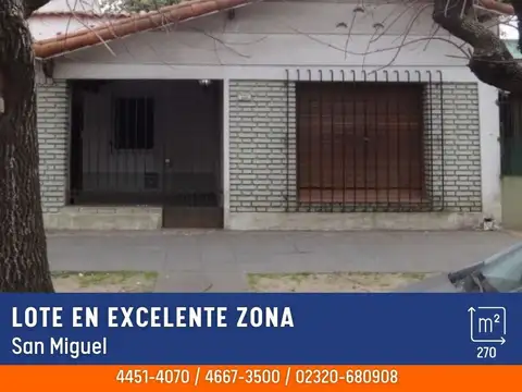 Terreno en Venta en San Miguel, Partido de San Miguel