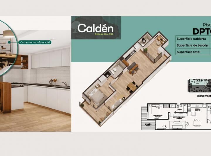 Departamento · 67m² · 2 Ambientes