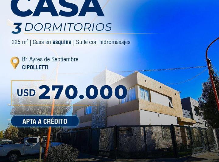 Casa · 225m² · 4 Ambientes · 2 Cocheras
