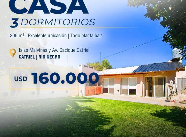 Casa · 206m² · 5 Ambientes · 1 Cochera
