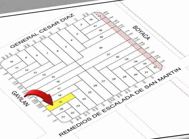 Terreno · 250m²