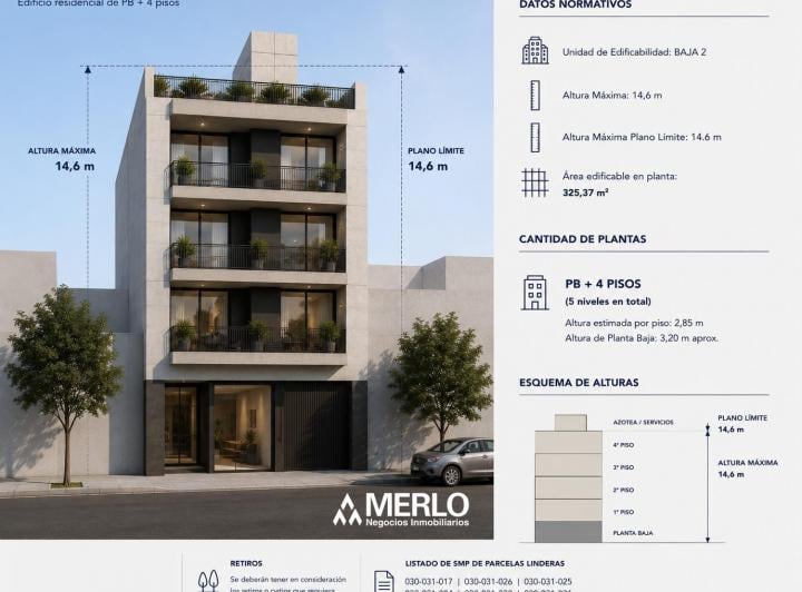 Terreno · 325m²