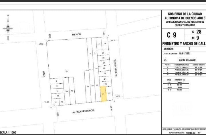 Terreno · 196m²