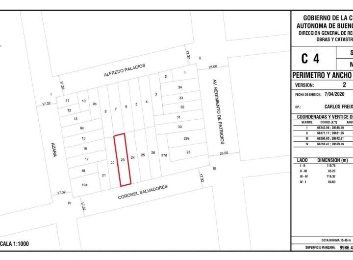 Terreno · 370m²
