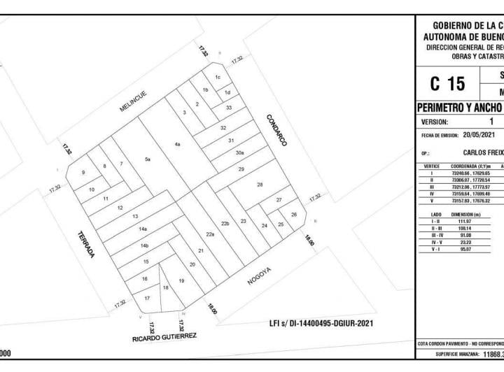 Terreno · 368m²