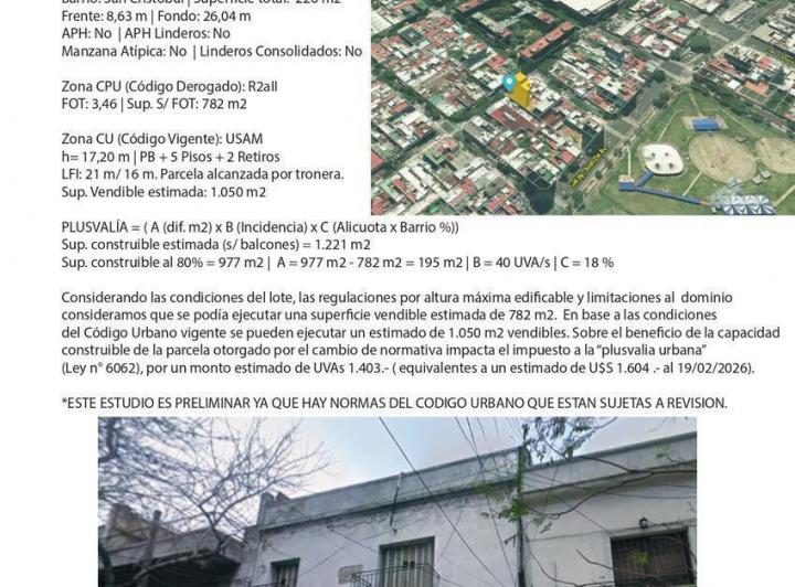 Terreno · 226m²