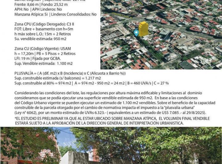 Terreno · 221m²