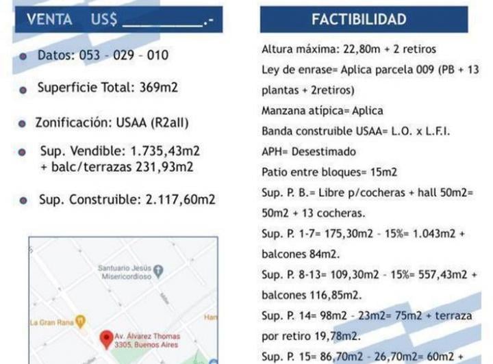 Terreno · 357m²