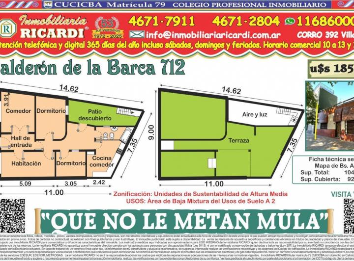 Terreno · 92m²