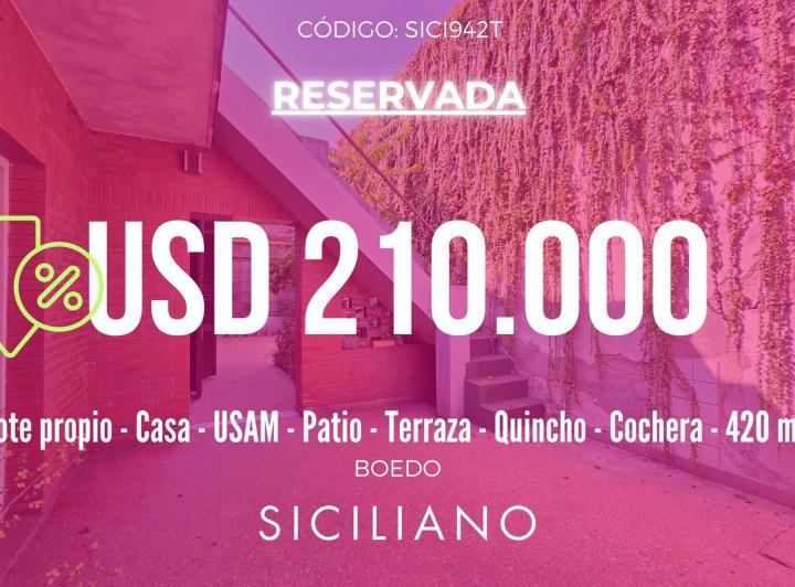 Terreno · 280m² · 7 Ambientes · 1 Cochera