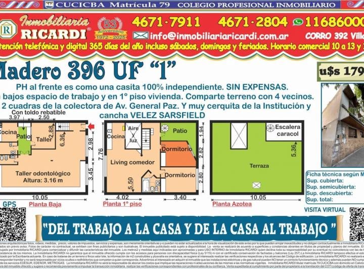 PH · 123m² · 3 Ambientes