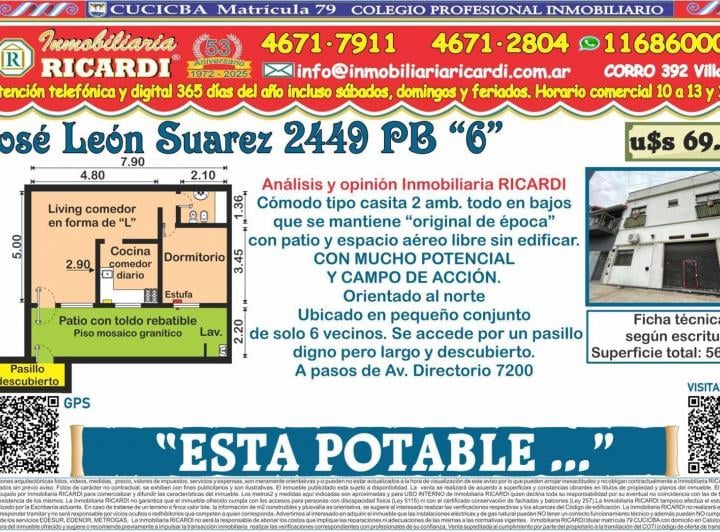 PH · 39m² · 2 Ambientes