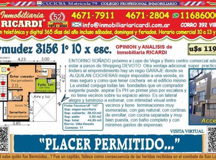 PH · 39m² · 2 Ambientes
