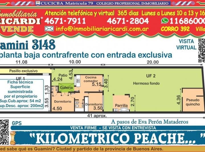 PH · 54m² · 3 Ambientes