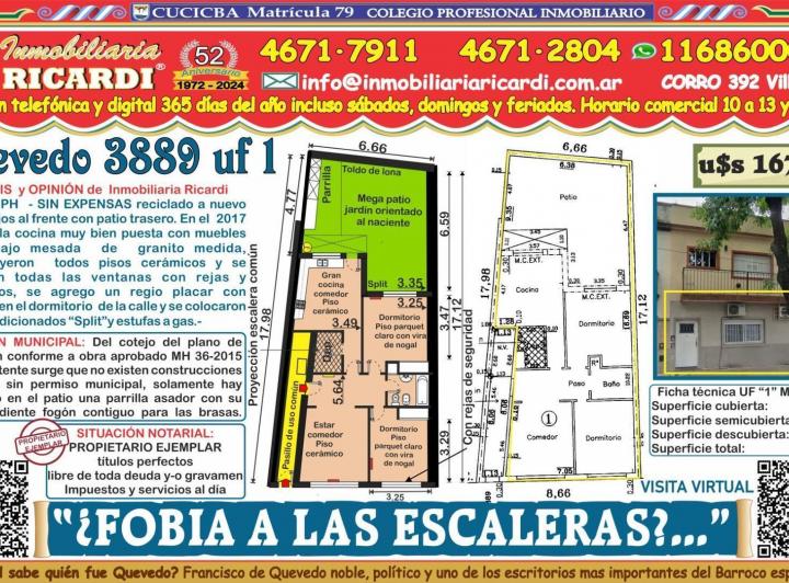 PH · 73m² · 3 Ambientes