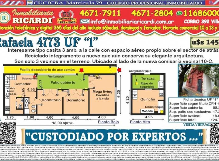 PH · 89m² · 3 Ambientes