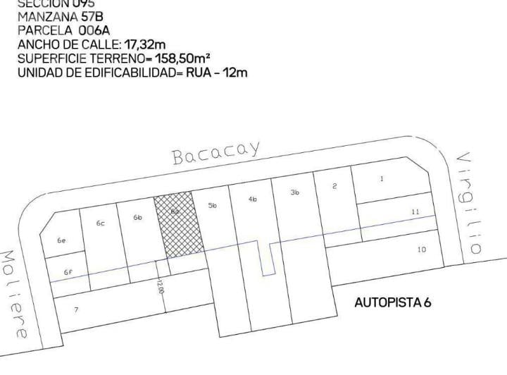 Terreno · 158m²