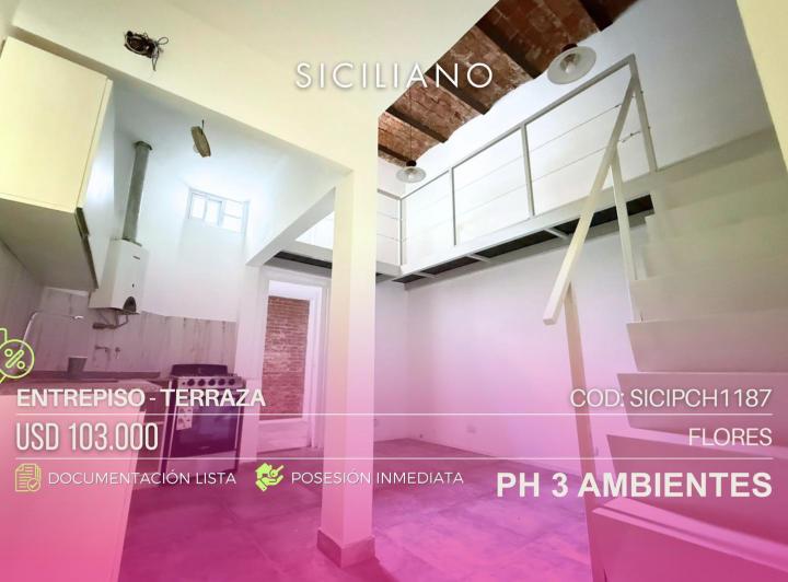 PH · 61m² · 3 Ambientes