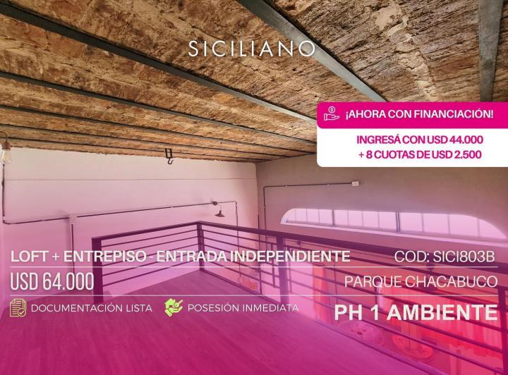 PH · 41m² · 1 Ambiente