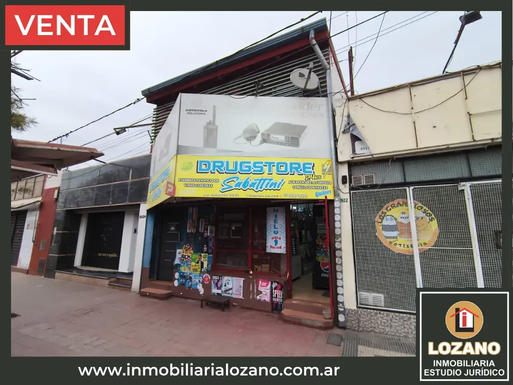 Local + Oficina en Venta sobre Importante Avenida