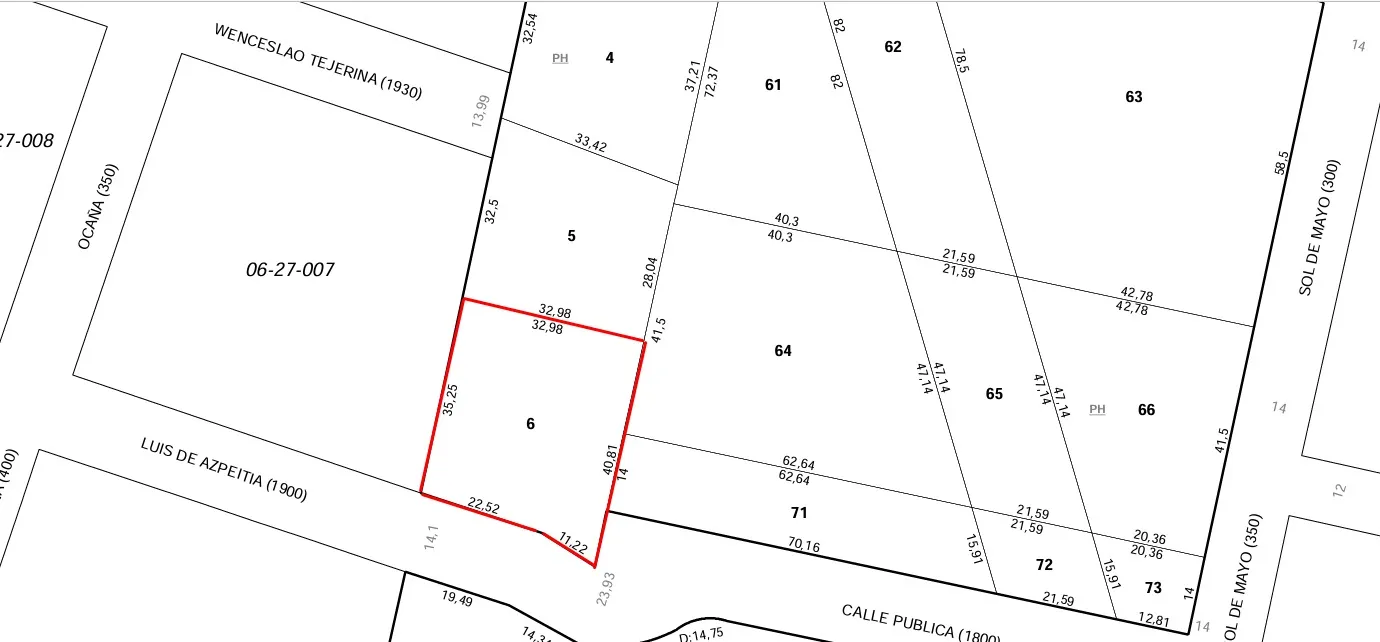 GRAN TERRENO 1.233 m²  EN VENTA Y ALQUILER - ALTO ALBERDI - A 4 CUADRAS SHOPPING
