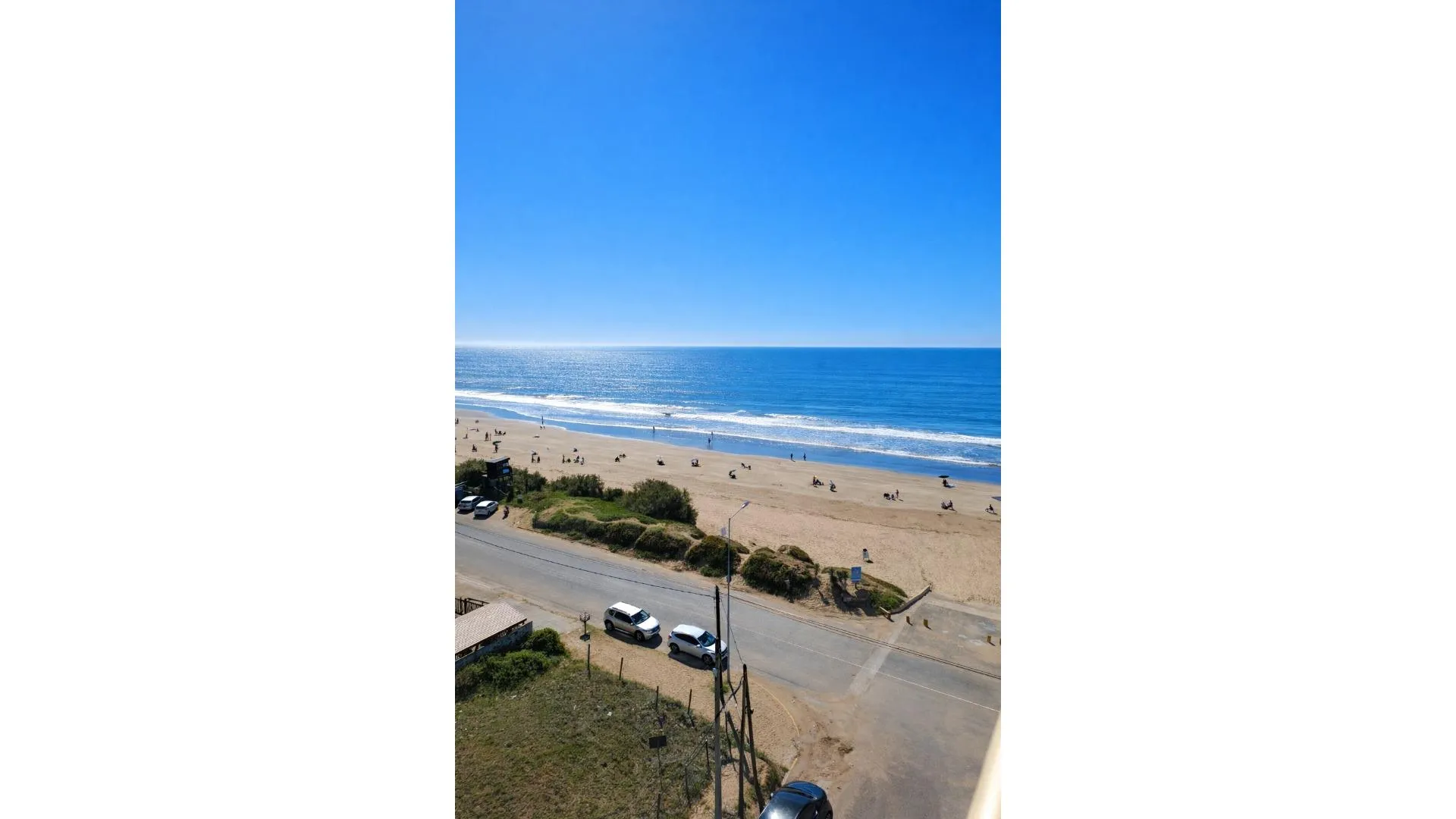 Balcón, vista al mar, ascensor