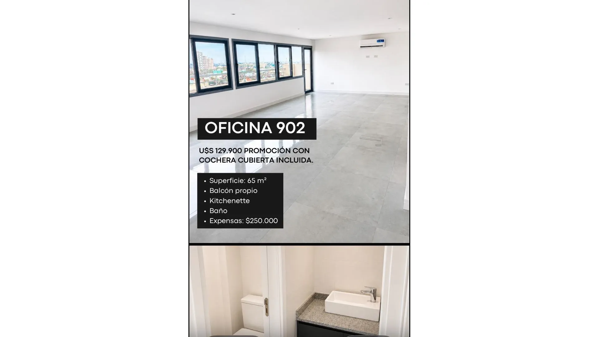 Excelente oficina con cochera