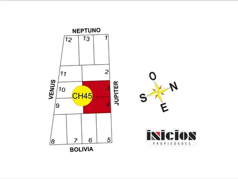 Terreno en Venta en Paraje Pavon, Partido de General Lavalle