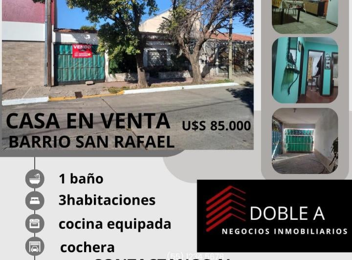 Casa · 175m² · 6 Ambientes · 1 Cochera