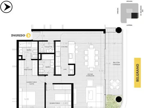 Departamento en Venta en Centro, Rosario