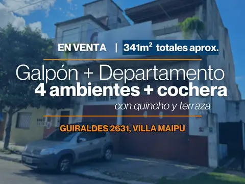 Departamento en Venta en San Andres, Partido de General San Martín