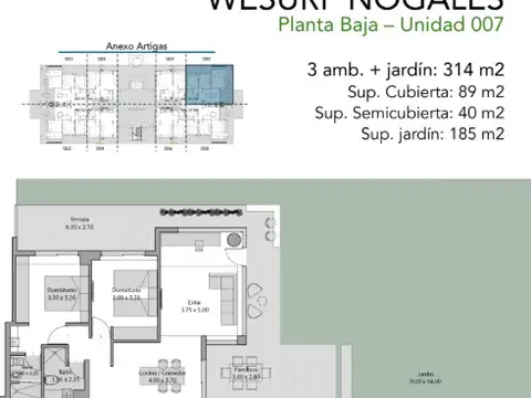 Departamento en Venta en Los Nogales, Los Polvorines