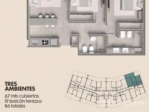 Departamento en Venta en Garin, Partido de Escobar