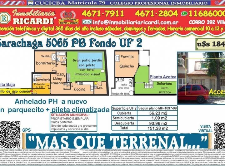 PH · 92m² · 3 Ambientes