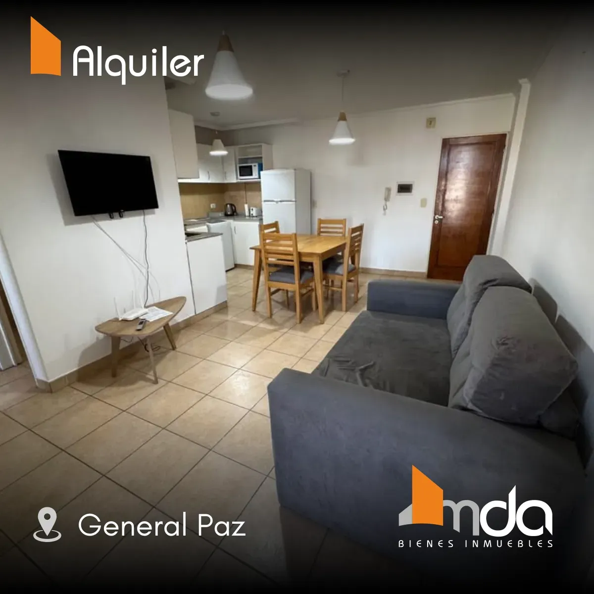 Departamento AMOBLADO en alquiler 1 dormitorio