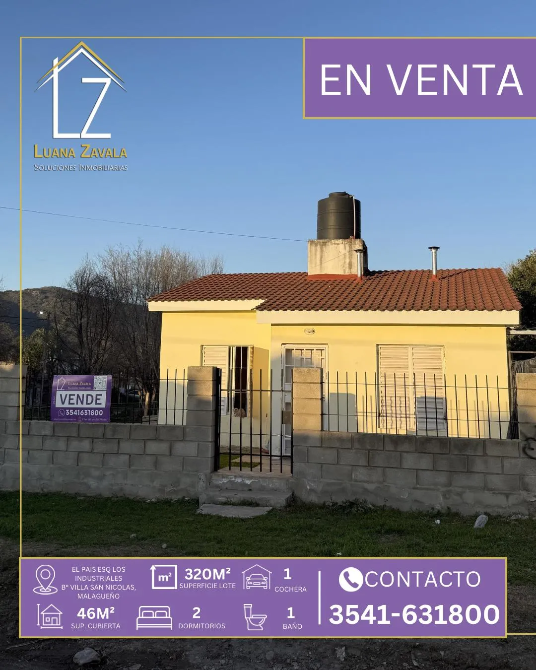CASA B Villa San Nicolás, Malagueño