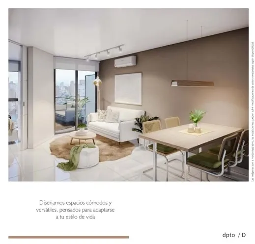 ★MAGNA 11★Depto. 1 Dorm 1 Baño ContraFrente c/Balcón en Construcción!