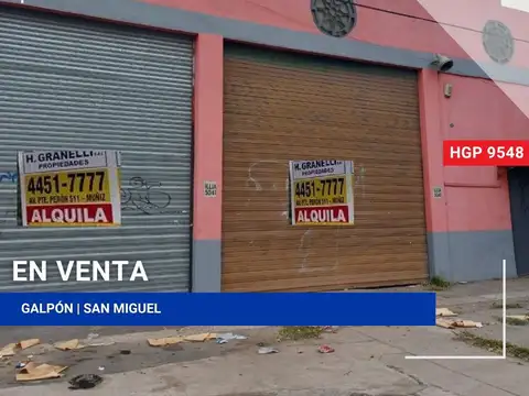Galpón en Venta en San Miguel, Partido de San Miguel