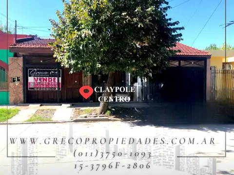 Casa en Venta en Claypole, Partido de Almirante Brown