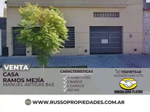 Casa en Venta en Ramos Mejia, Partido de La Matanza