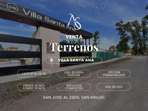 Terreno en Venta en Muñiz, Partido de San Miguel