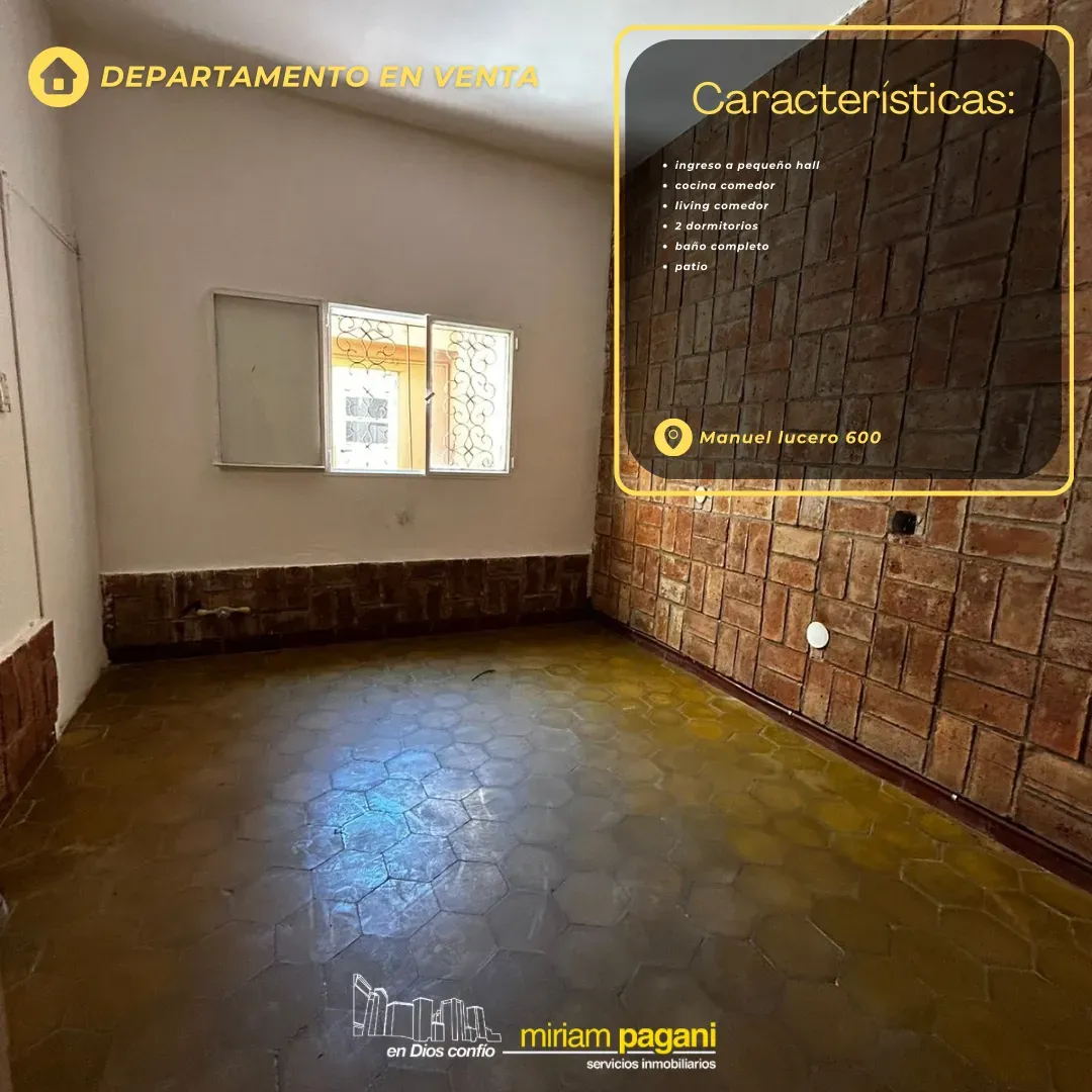 DEPARTAMENTO EN VENTA