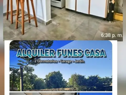 Casa en Alquiler en Centro, Funes