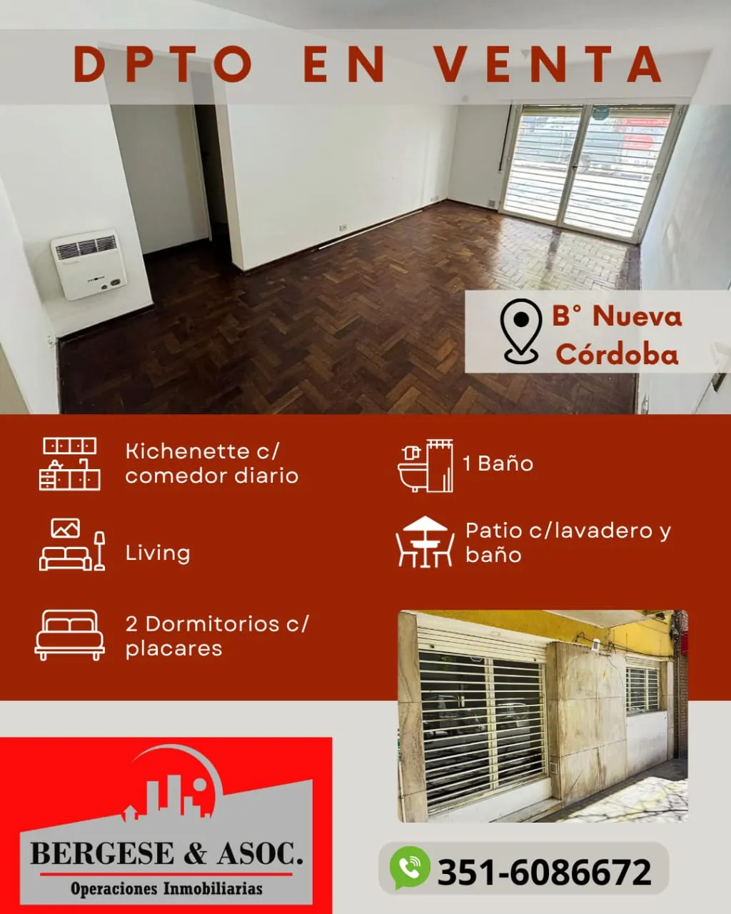 VENDO IDEAL INVERSOR APTO OFICINA/CONSULTORIO!!! todos los servicios funcionando.-