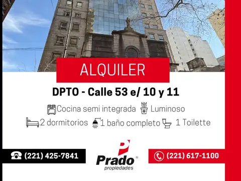 Departamento en Alquiler en Plaza Moreno, La Plata