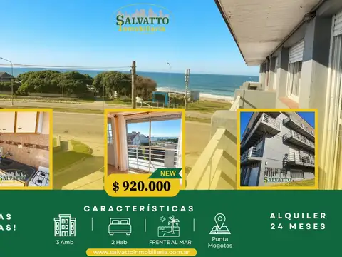Departamento en Alquiler en Punta Mogotes, Mar del Plata