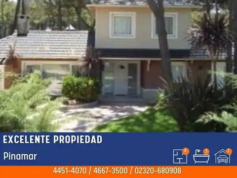 Casa en Venta en Pinamar, Partido de Pinamar