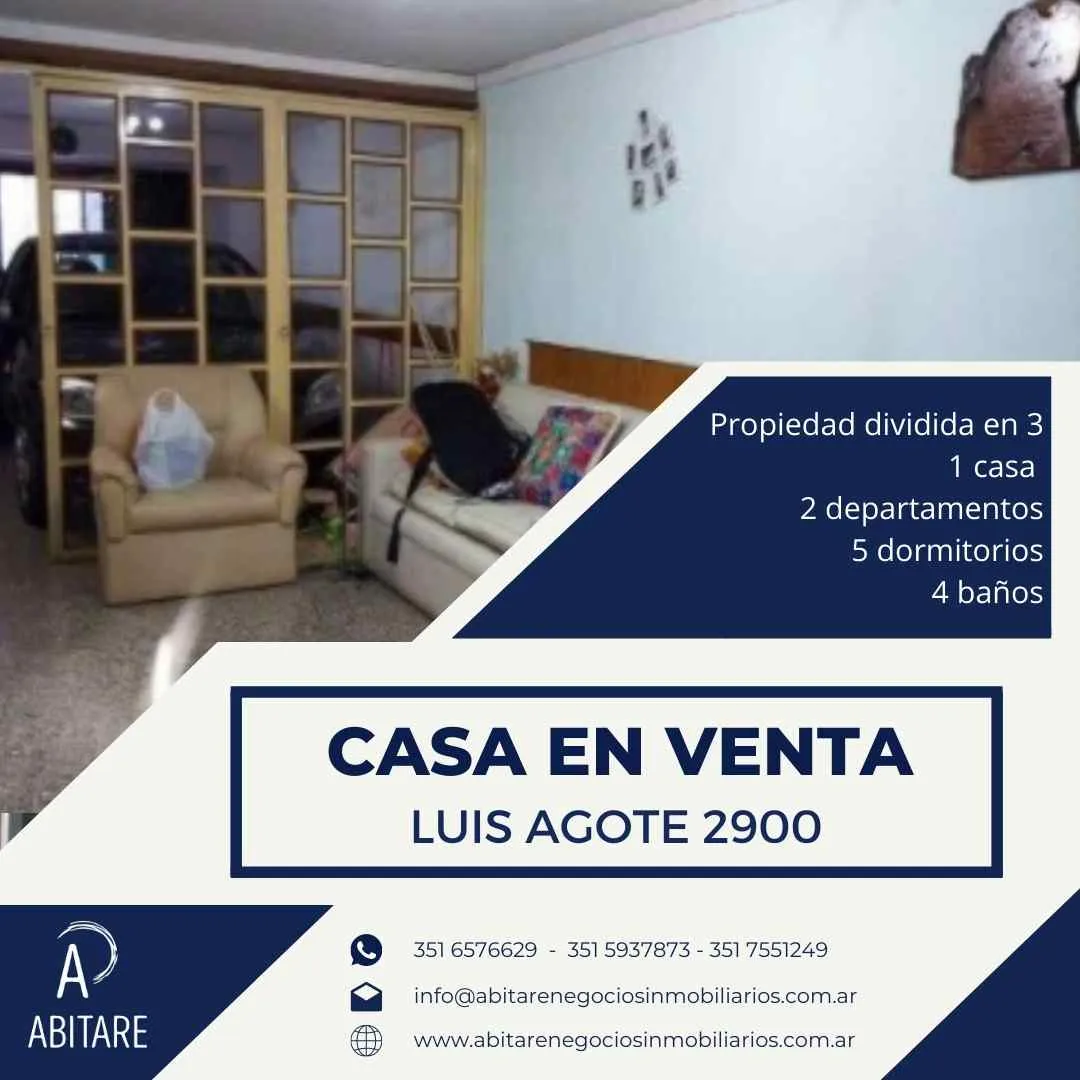OPORTUNIDAD DE INVERSION - 3 PROPIEDADES - APPTO CREDITO